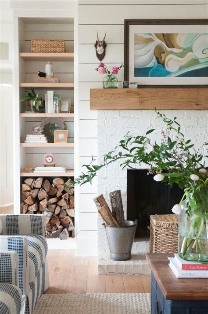 Fireplace wood