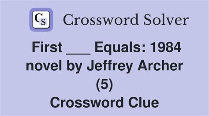 First ___ equals