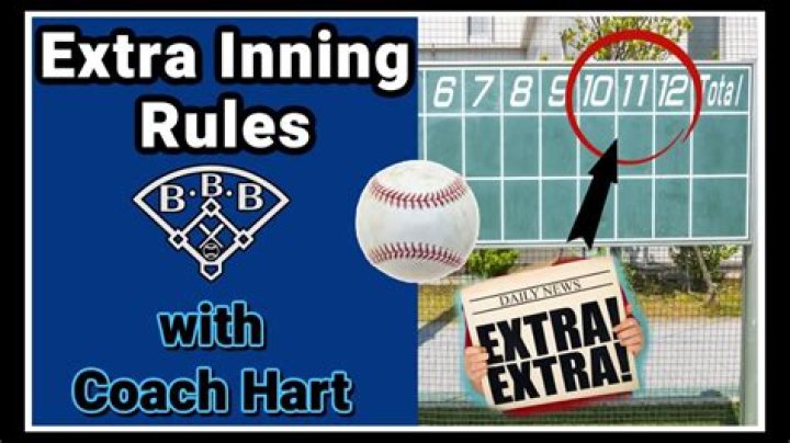 First extra inning in baseball