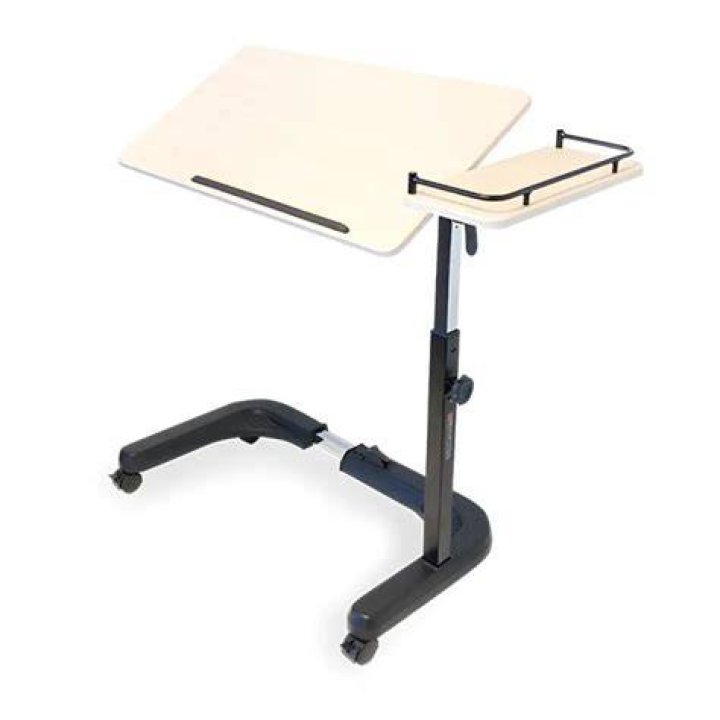 Flipped over as a table