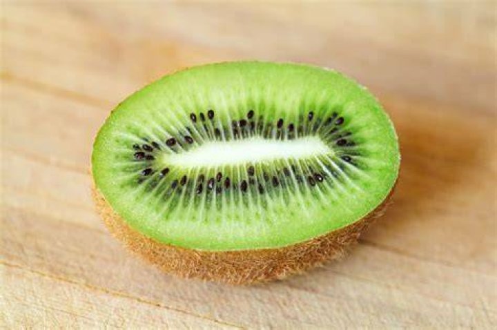 Fruit with green pulp