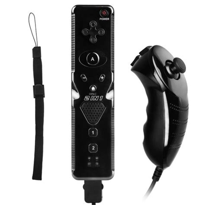 Game console with a Nunchuk controller