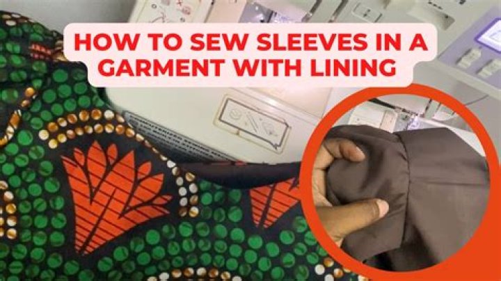 Garment with sleeves