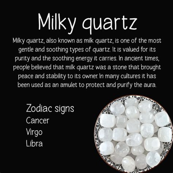 Gem often described as milky