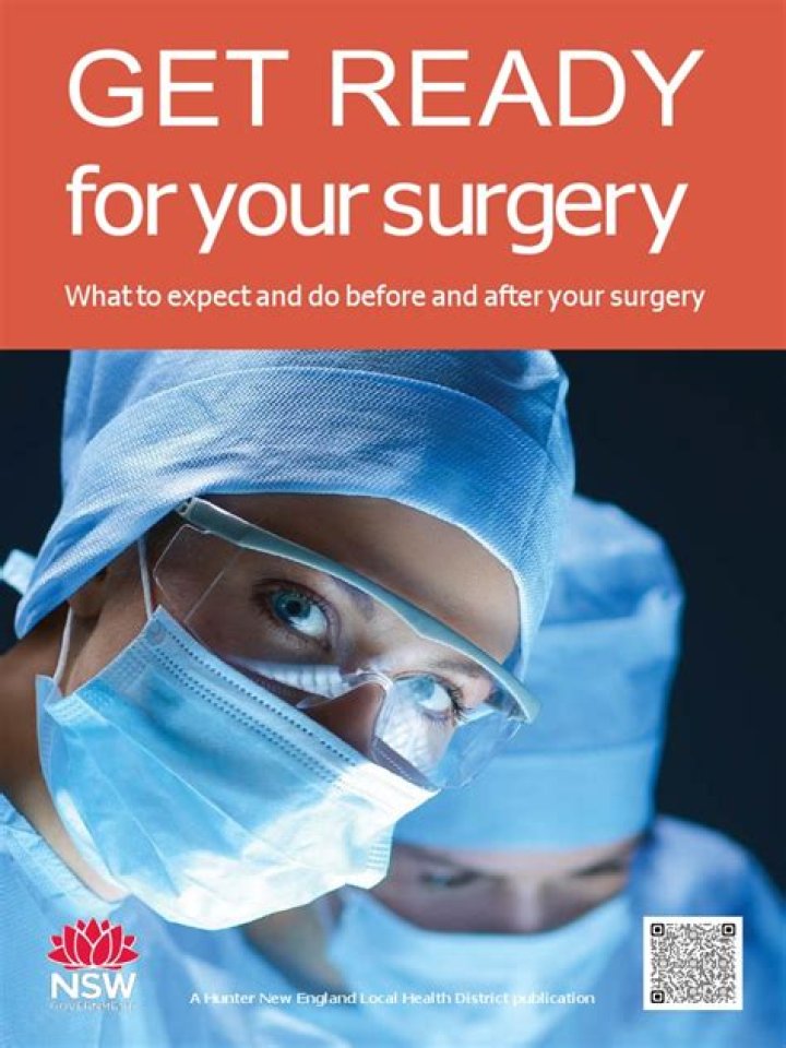 Get ready for surgery