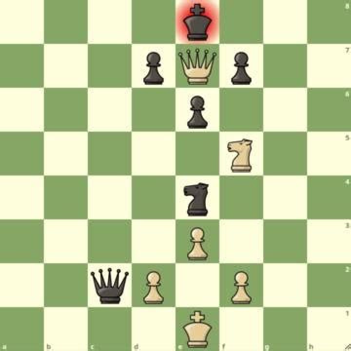 Gets checkmated for example