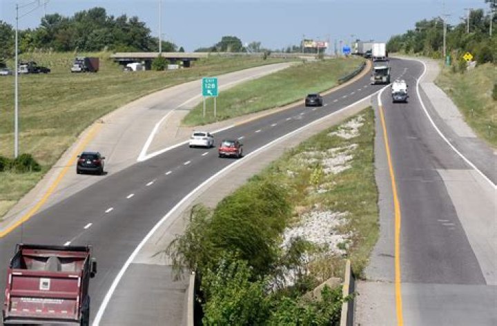 Gets off a highway