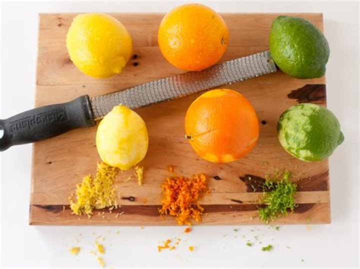 Grated citrus peel