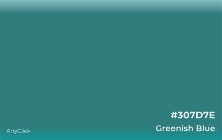 Greenish-blue