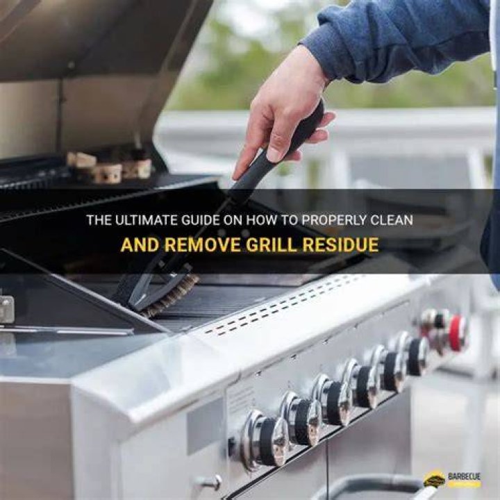 Grill residue