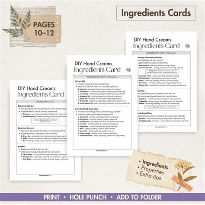 Hand cream ingredient