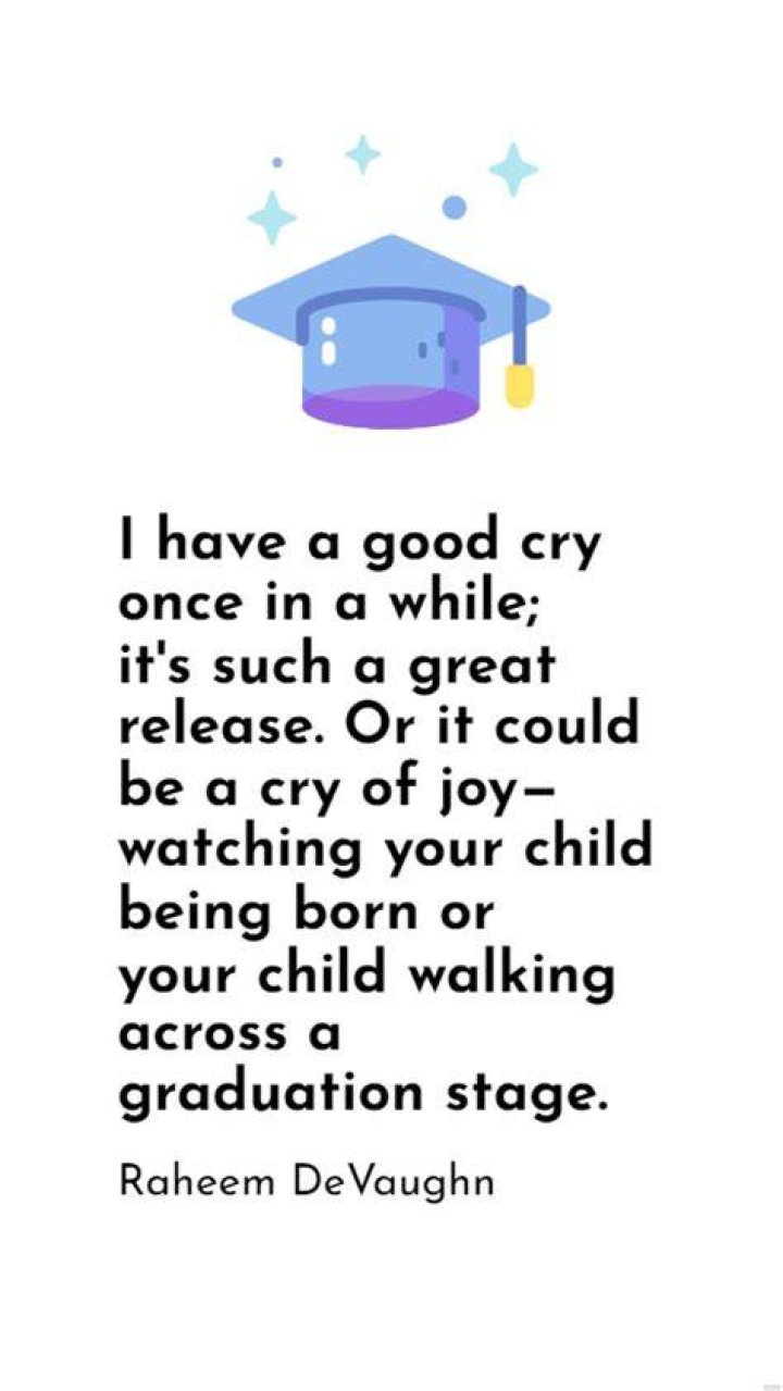 Have a good cry