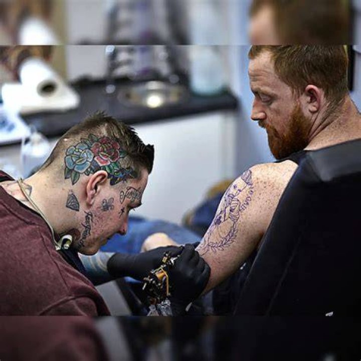 Having tattoos in slang