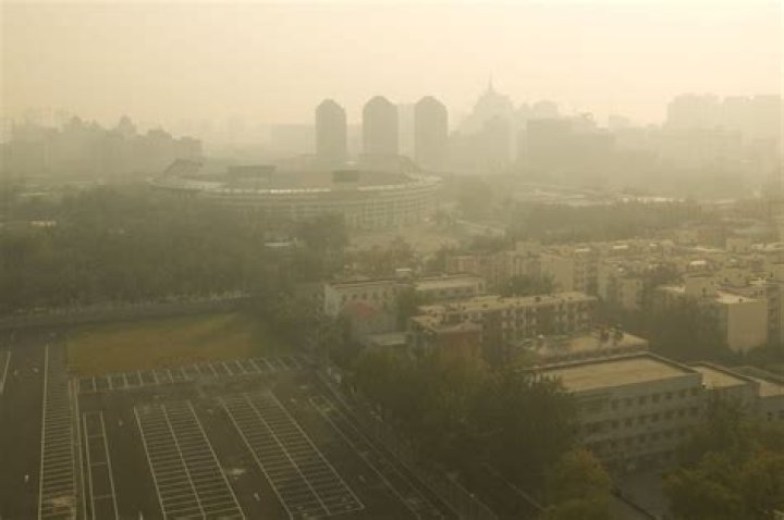 Haze over Beijing