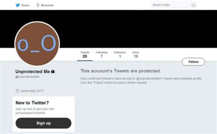 Hidden Twitter account