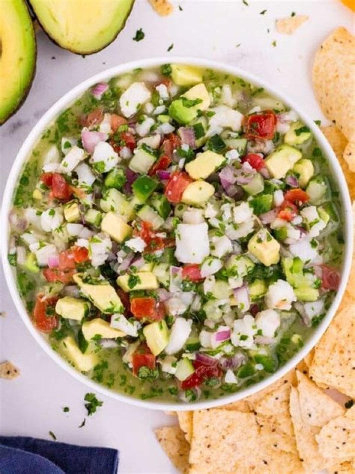 How ceviche is served