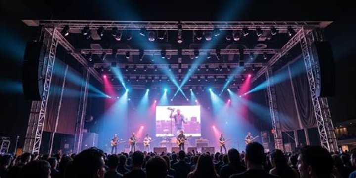 Huge concert setting