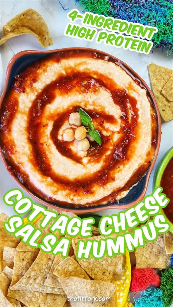 Hummus or salsa for example