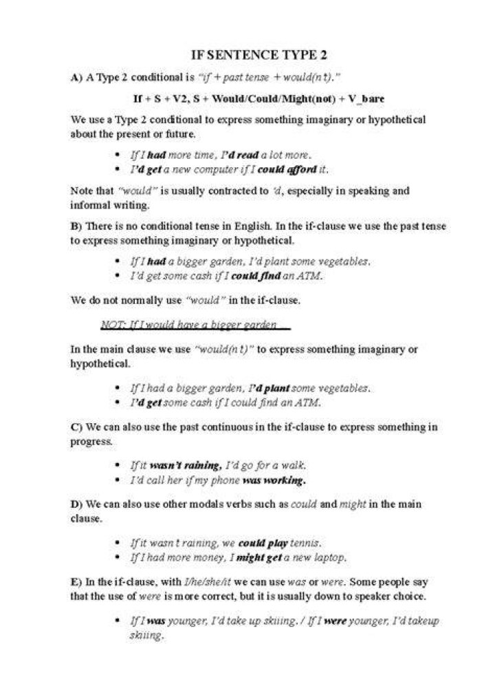 Hypotheticals