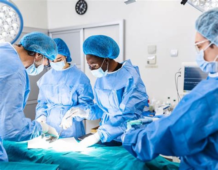 Immediately in an operating room