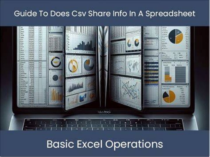 Info in a spreadsheet