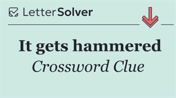 It gets hammered