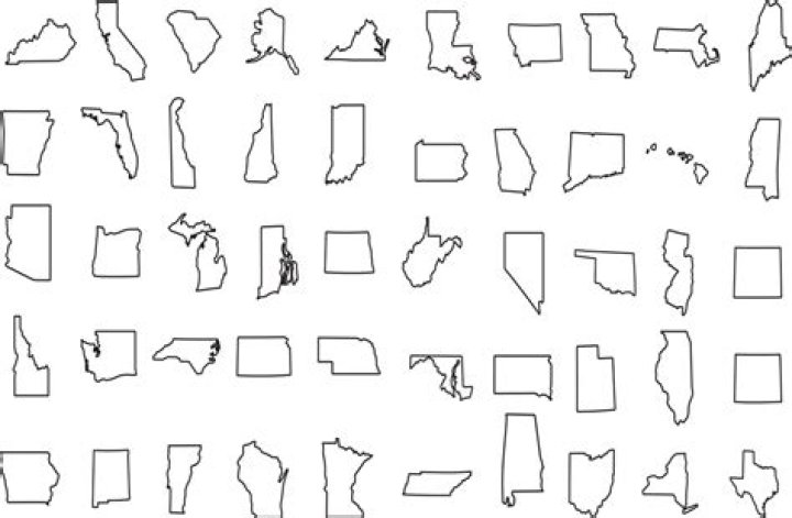 It might display state borders