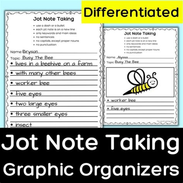 Item to jot notes on