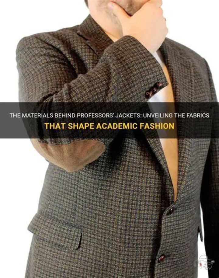Jacket fabric for college professors