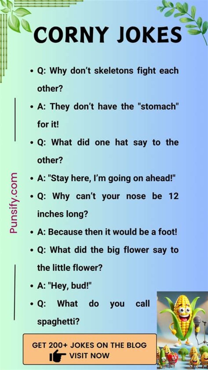 ___ jokes (corny riddles perhaps)