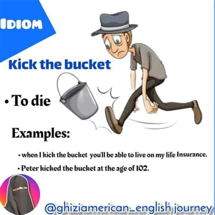 Kick the bucket