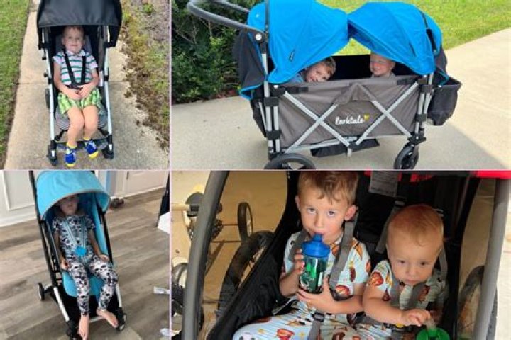 Kid in a stroller