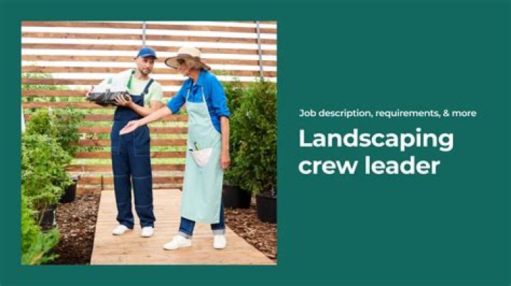 Landscaping crew's material