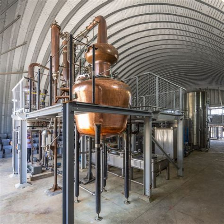 Large container at a distillery