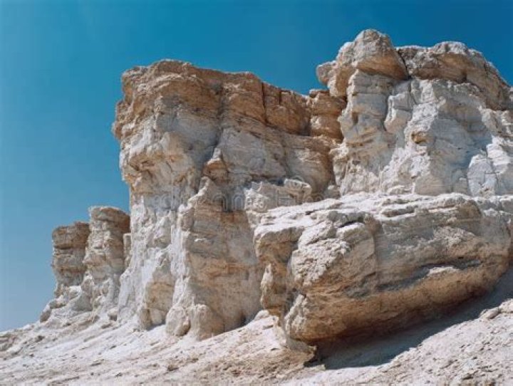 Large steep rock formation