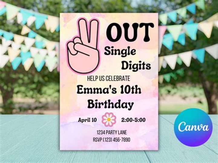 Last single-digit age