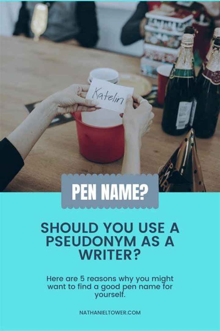 Letters before a pseudonym