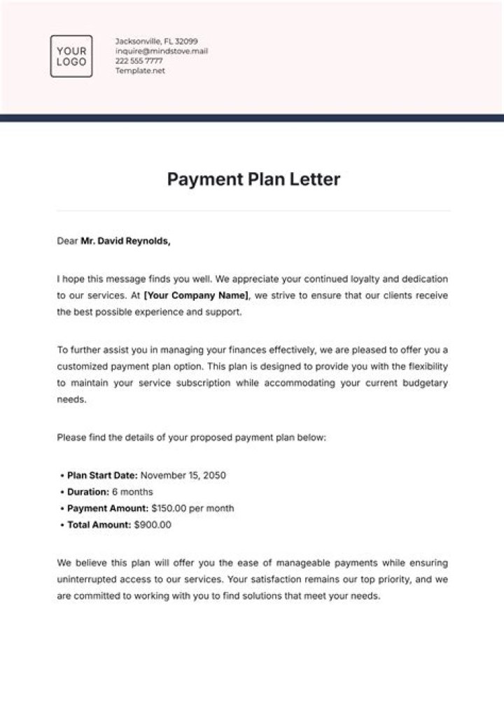 Letters signifying future repayment