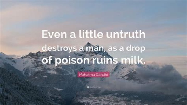 Little untruth