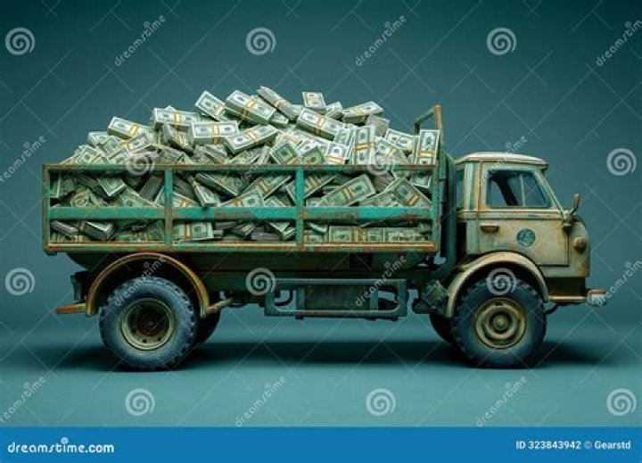 Loaded with cash