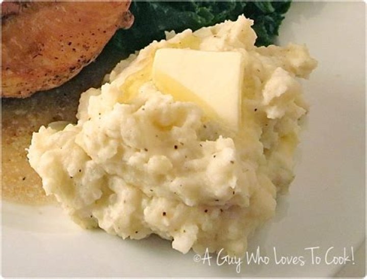 Lump of mashed potatoes