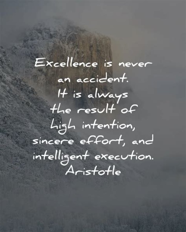 Make a sincere effort