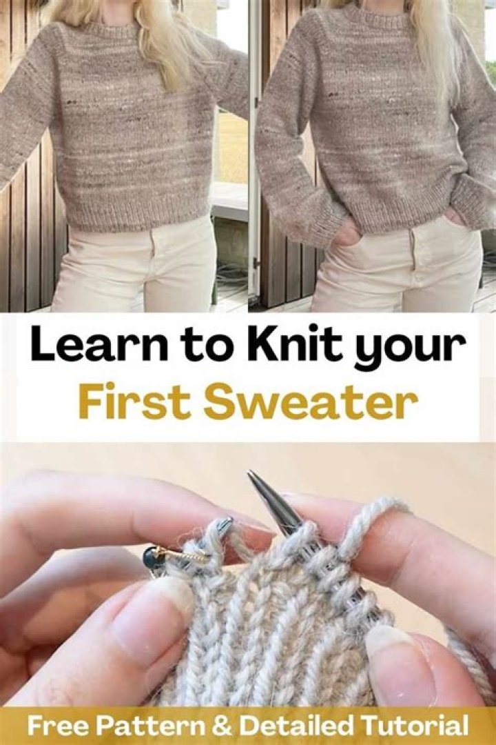 Make a sweater with yarn
