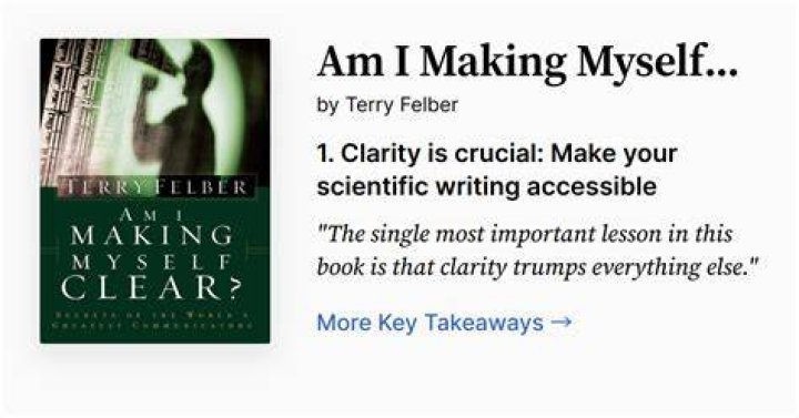 ___ making myself clear?: 2 wds.