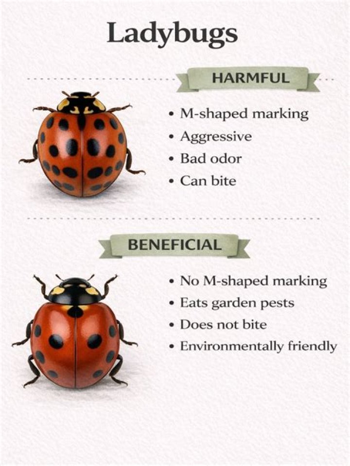 Marking on a ladybug