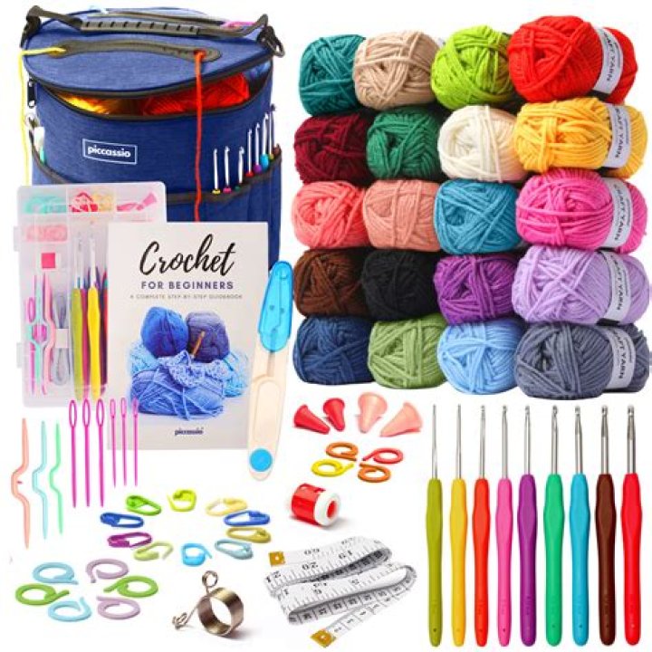 Material for crocheting