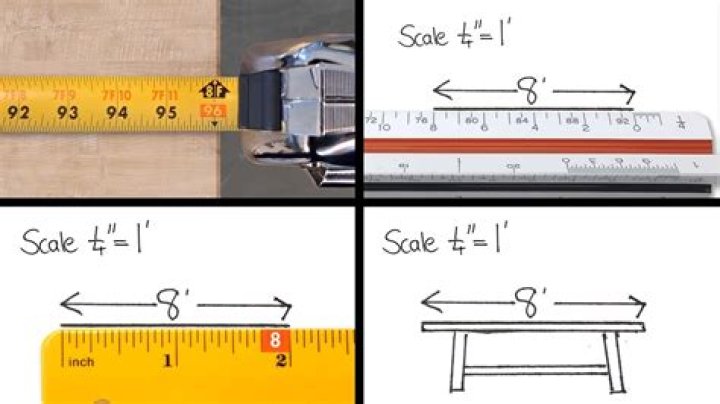 Measure with a scale