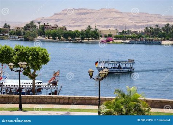 Mighty river in Egypt