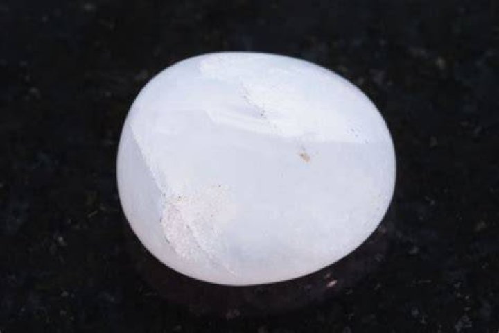 Milky-looking stone