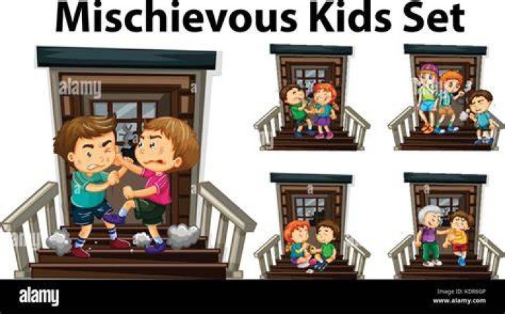 Mischievous kids